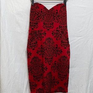 B Darlin Strapless Sweetheart Dress